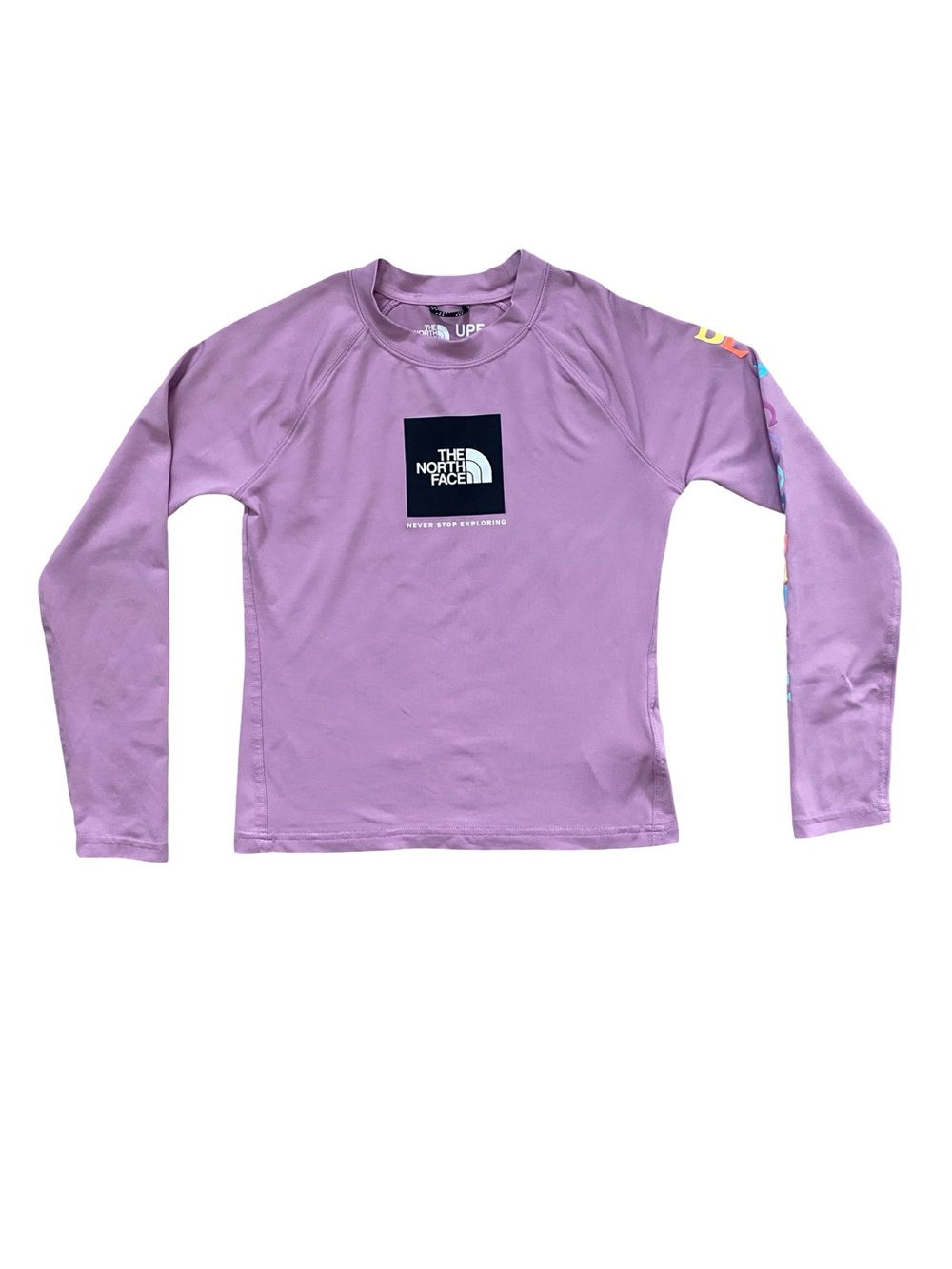The North Face Kids Purple UPF 40 protection Shirt - Size M